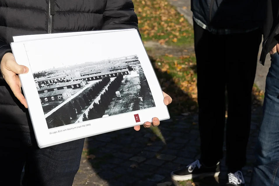 SS-Lager Blick vom Wachturm (nach Mai 1945)